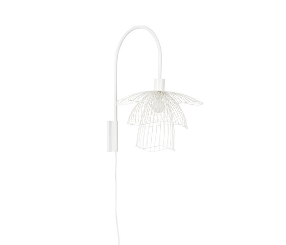 Papillon | Wall Lamp | XS White | Wall lights | Forestier