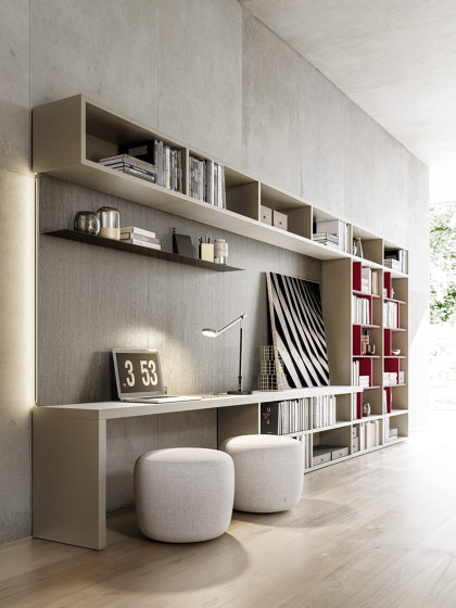 Logiko floor standing bookcase | Conjuntos de salón | Jesse