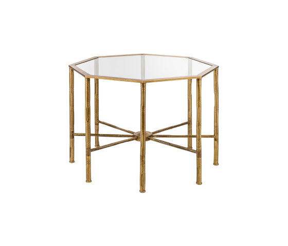 Bamboo | Tavolino ottagonale gambe bambu | Tavolini alti | Bronzetto