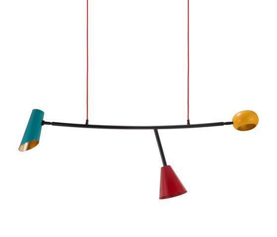 Blossom B'Tree | Hanging Geometric Shapes Chandelier | Suspensions | Bronzetto