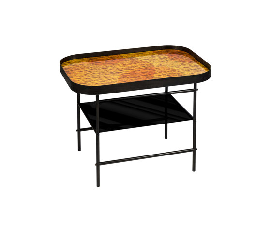 Blossom Float | Coffee table rectangular top support | Couchtische | Bronzetto