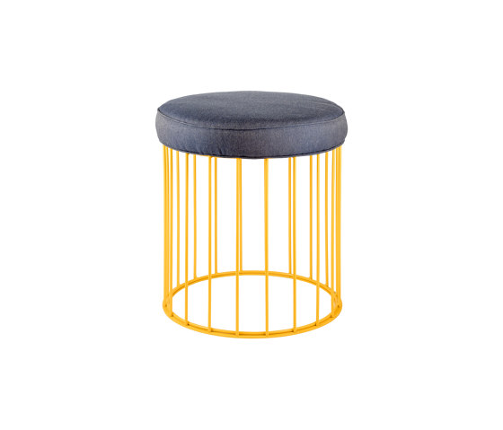 Cage | Juta or fabric seat bench | Taburetes | Bronzetto