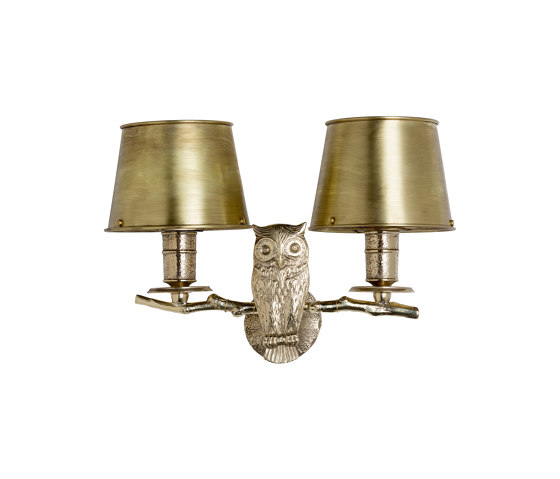 Fauna | Owl wall light | Lámparas de pared | Bronzetto