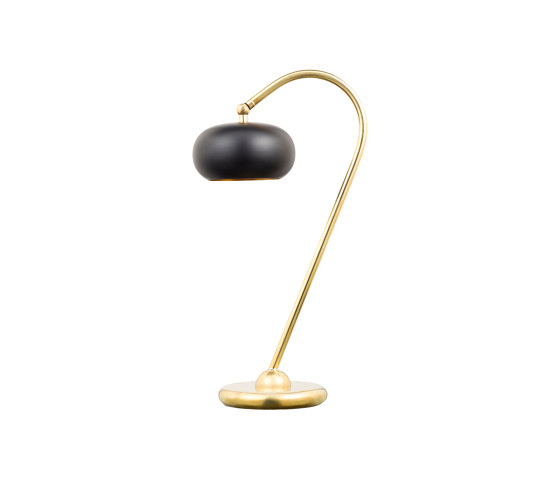Gea | Table lamp characterized by soft lines | Lámparas de sobremesa | Bronzetto