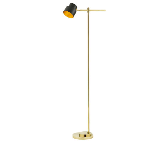 Satellite | Industrial-chic Floor lamp hight 163 cm | Lámparas de pie | Bronzetto