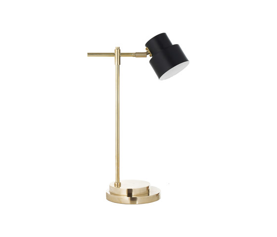Satellite | Industrial-chic small table lamp | Lámparas de sobremesa | Bronzetto