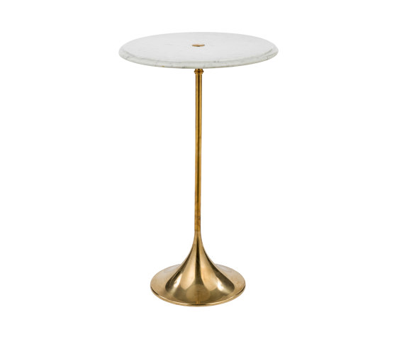 Novecento | Round marble bar table | Mesas de bistro | Bronzetto