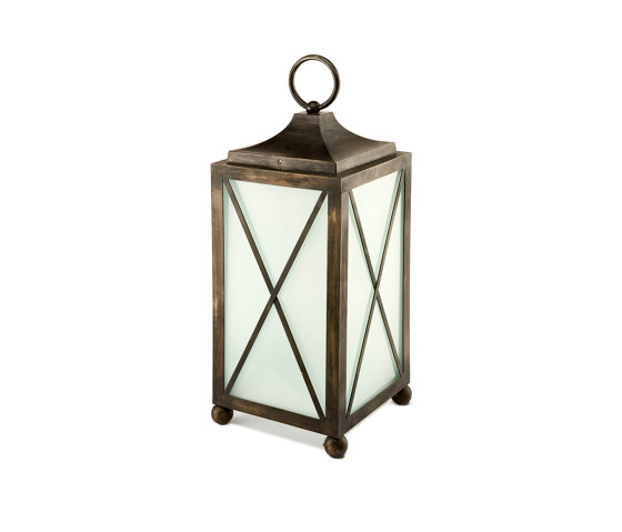 Urban | Criss-crossed lantern (shatterproof glass) | Table lights | Bronzetto