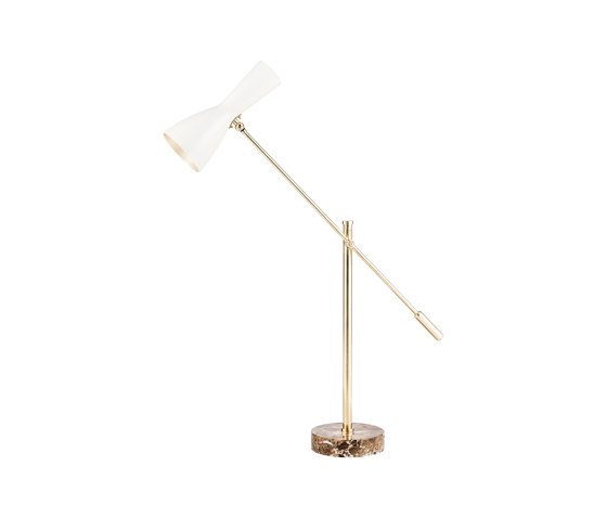 Wormhole | Vintage table beam lamp | Tischleuchten | Bronzetto