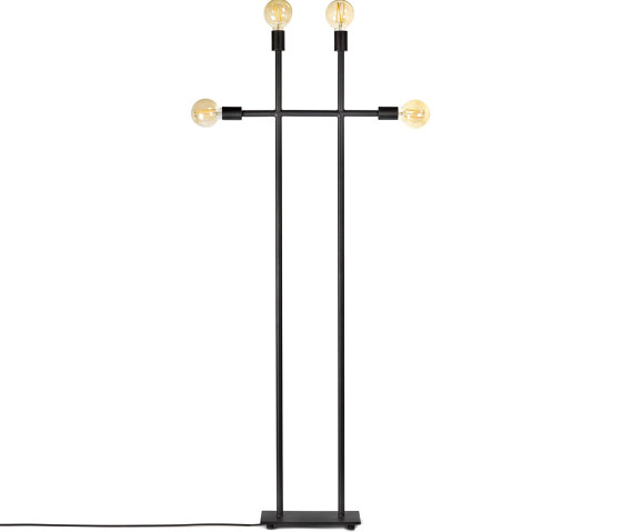 Essentials Standing Lamp Black | Free-standing lights | Serax
