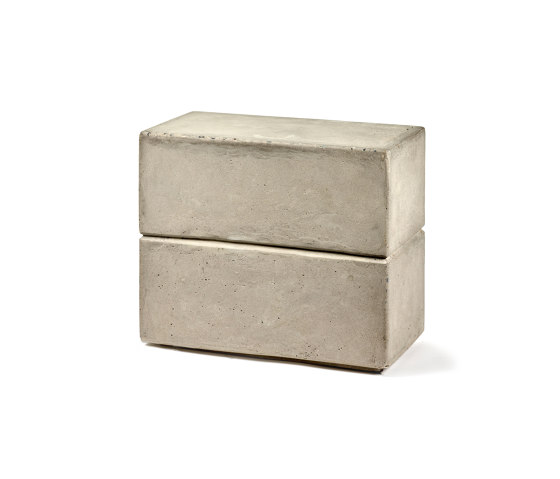 Pawn Rectangular Concrete Stool Marie | Side tables | Serax