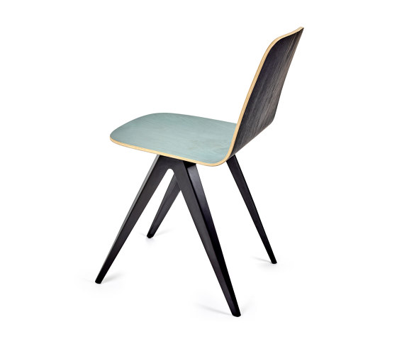 Sanba Chair Black | Blue Green | Chairs | Serax