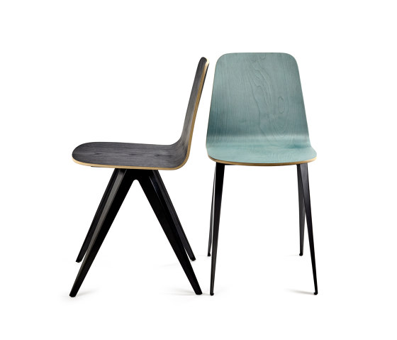Sanba Chair Black | Blue Green | Chairs | Serax