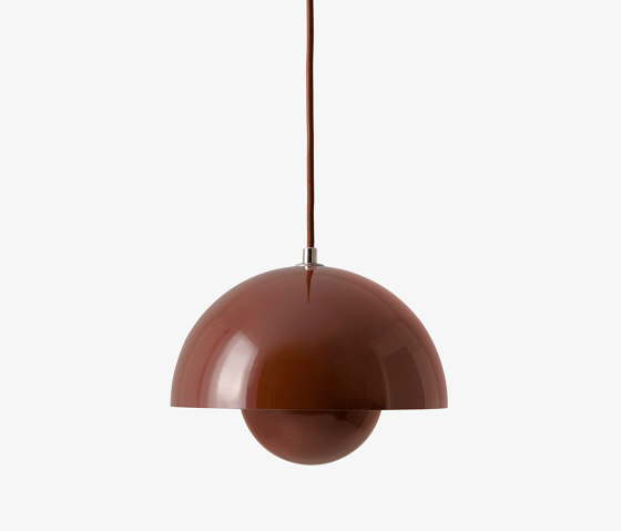 Flowerpot VP1 Red Brown | Suspended lights | &TRADITION