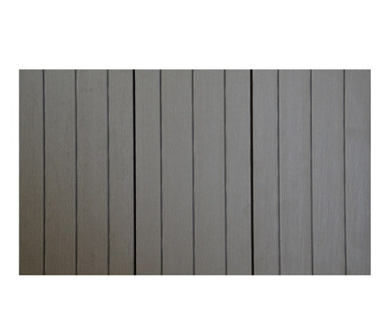 Ecolegno decking - colour dark grey - wide groove | Planchers bois | Saimex
