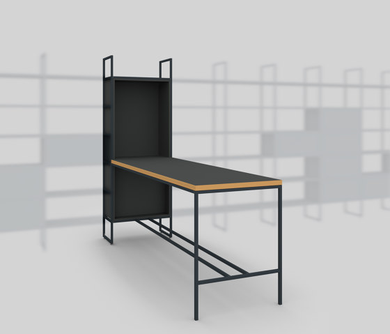 Module G – Large desk 400 | Shelving | Artis Space Systems GmbH