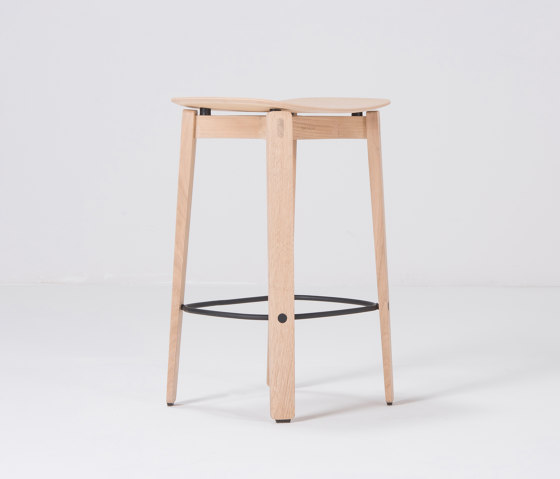 Nora | bar stool | Venner - Oak | Barhocker | Gazzda