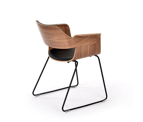 Flagship Armchair with sled base | Chaises | PlyDesign
