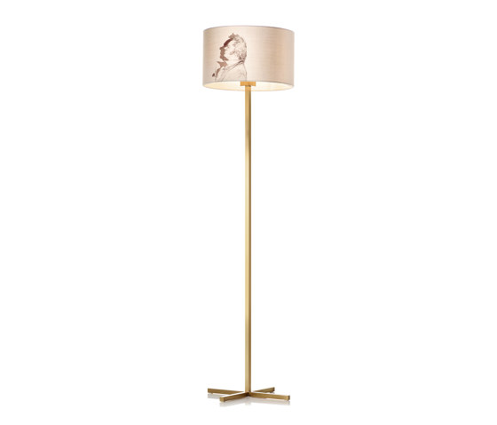 Bivius floor lamp brass | Lampade piantana | Strolz