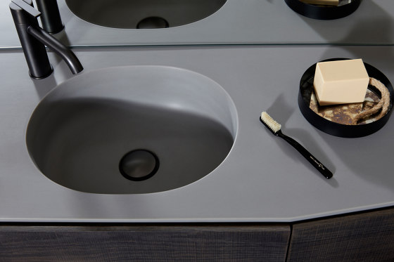 Giro Cementsolid top with integrated washbasin | Wash basins | Inbani
