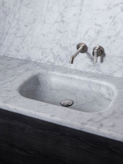Senio Abdeckung mit integriertem Waschbecken aus Marble | Waschtische | Inbani