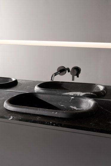 Updown Marble semi-inset washbasin | Wash basins | Inbani