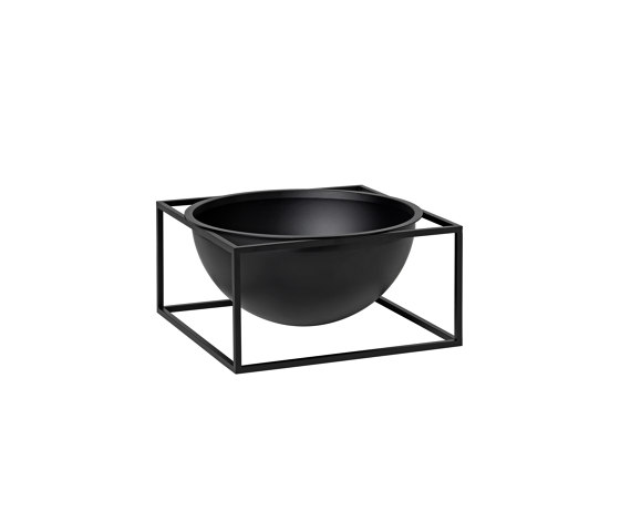 Kubus Bowl Centerpiece Large, Black | Cuencos | Audo Copenhagen