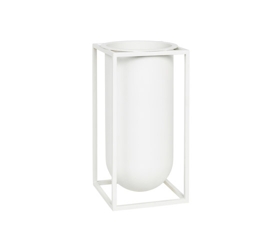 Kubus Vase Lolo, White | Vases | Audo Copenhagen