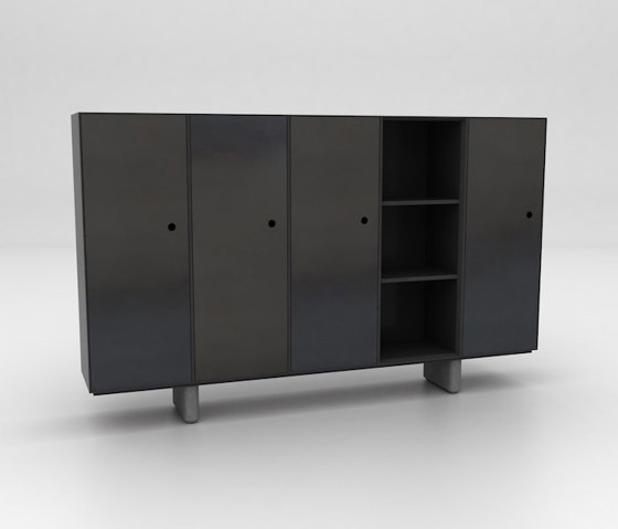 Chamfer Assembled Storage Configuration 4 | Cabinets | Isomi