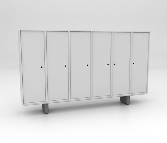 Grid Assembled Storage Configuration 5 | Cabinets | Isomi