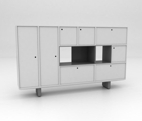 Grid Assembled Storage Configuration 6 | Cabinets | Isomi