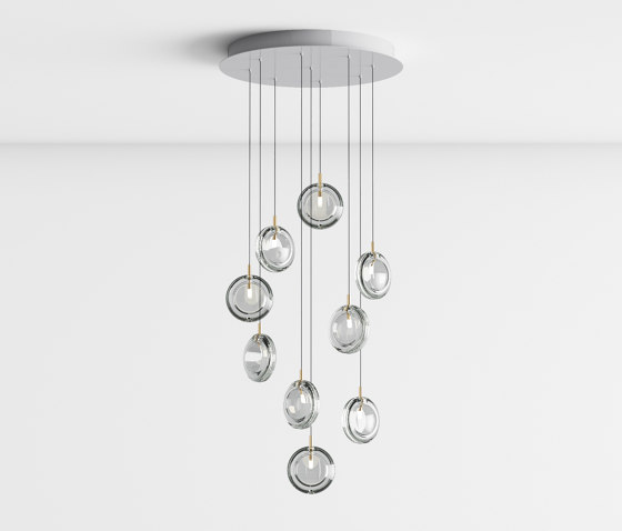 LENS chandelier | Lampade sospensione | Bomma