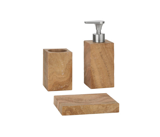 Bathroom Sets | Marble Vint. Dispenser 6,5X6,5X17,5 | Seifenspender / Lotionspender | Andrea House