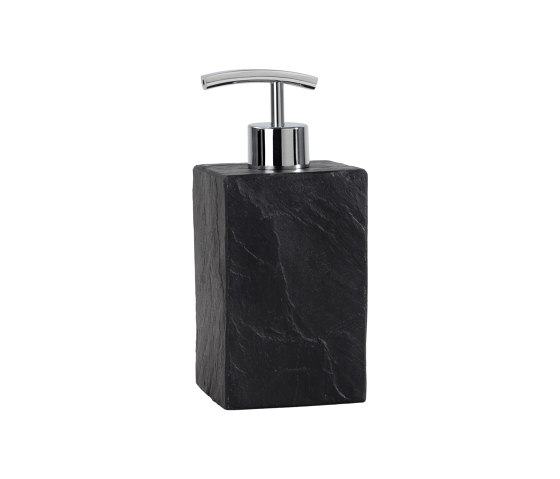 Bathroom Sets | Slate Soap Dispenser 8,5X7X16,5cm | Seifenspender / Lotionspender | Andrea House