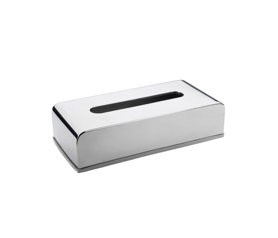 Tissue Boxes | Shiny St/St Tissue Box 26X13X6cm H | Paper towel dispensers | Andrea House