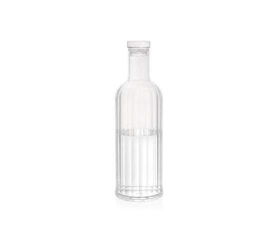 Bottles | Acrylic Stripes Bottle 1L/ Ø8,5X29,5cm | Dinnerware | Andrea House
