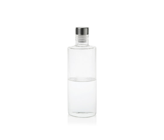 Bottles | Round Glass Bottle 1L. | Geschirr | Andrea House