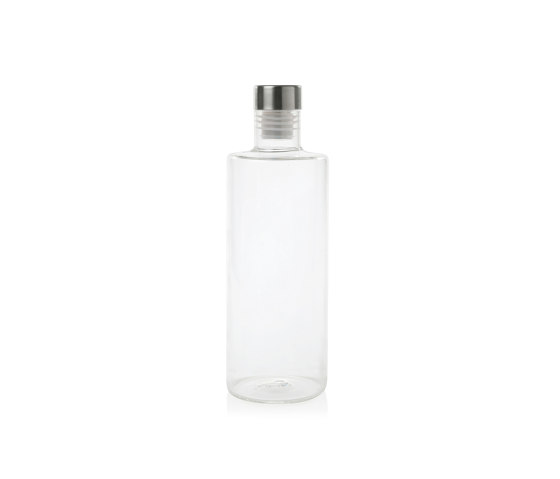Bottles | Round Glass Bottle 1L. | Geschirr | Andrea House