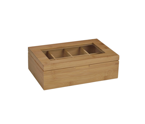 Tea and Coffee Boxes | Scatola Infusioni Bamboo 8C 29X19X9 | Contenitori / Scatole | Andrea House