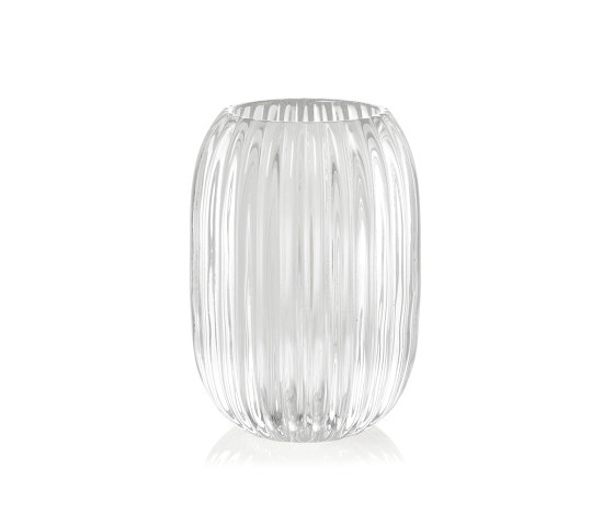 Decoration Complemens | Transparent T. Light Glass Ø9,5X13 | Kerzenständer / Kerzenhalter | Andrea House