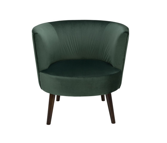 Chairs and Sofas | Green Velvet Edie Armchair 78X75X77cm | Sessel | Andrea House