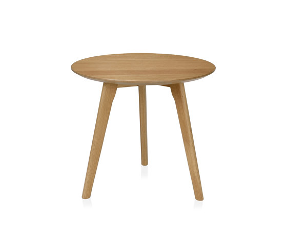 Tables | Round Oak Table Ø50X45cm | Beistelltische | Andrea House
