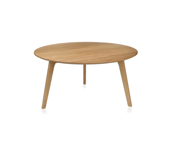 Tables | Round Oak Table Ø80X40cm | Couchtische | Andrea House