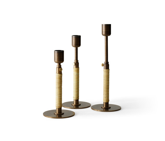 Duca Candleholder | Polished Brass | Bougeoirs | Audo Copenhagen