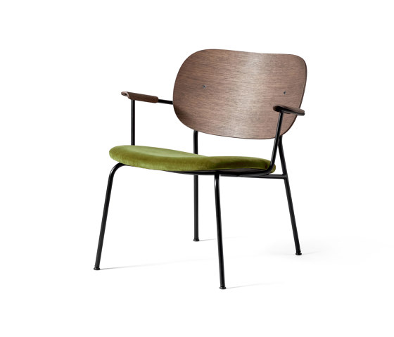 Co Lounge Chair | Black Base | Dark Stained Oak | City Velvet CA7832 | 031 | Sillas | Audo Copenhagen