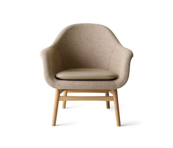 Harbour Lounge Chair | Natural Oak Base | Savanna 222 | Nuance 40782 | Sessel | Audo Copenhagen