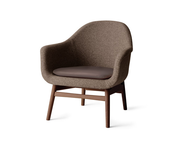 Harbour Lounge Chair | Dark Stained Oak Base | Savanna 262 | Nuance 40783 | Armchairs | Audo Copenhagen