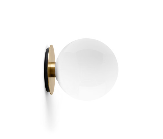 TR Bulb | Wall Lamp | Brushed Brass | Shiny Opal Bulb | Wall lights | Audo Copenhagen