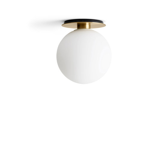 TR Bulb | Ceiling Lamp | Brushed Brass | Matt Opal Bulb | Plafonniers | Audo Copenhagen