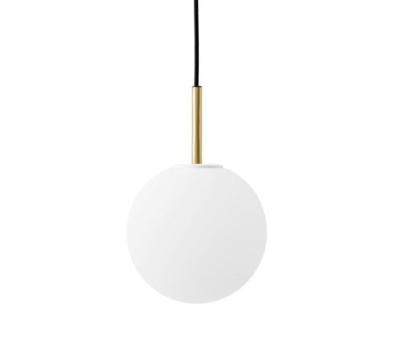 TR Bulb | Pendant | Brushed Brass | Matt Opal Bulb | Suspended lights | Audo Copenhagen